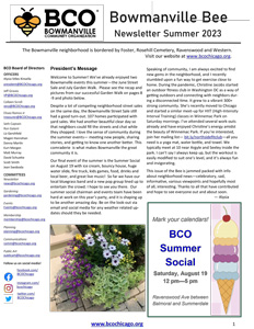 BCO Bowmanville Community Organization - Spring 2023 Bowmanville Bee